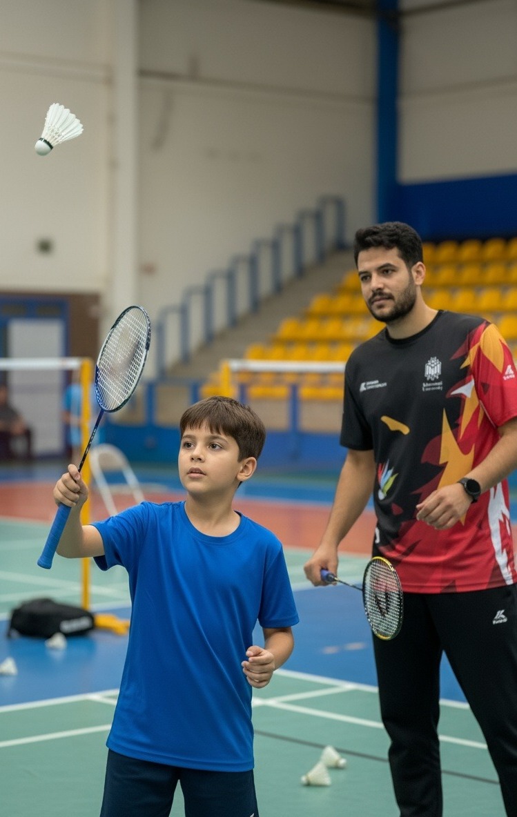 کلاس آموزش بدمینتون سالن علی بن ابی طالب